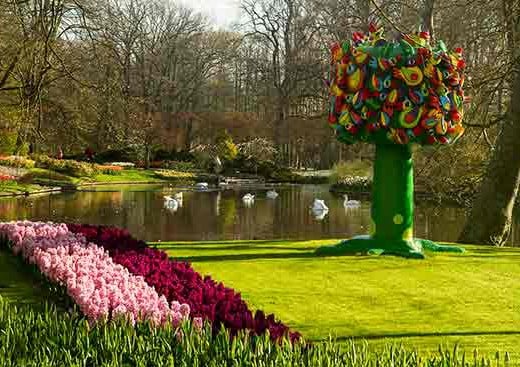 jardin-keukenhof-hollande-sculpture-arbre-oiseaux
