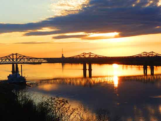 coucher-de-soleil-Etats-unis-pont-louisiane