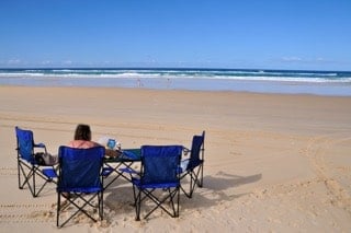 australie-plage-fraser-island camping